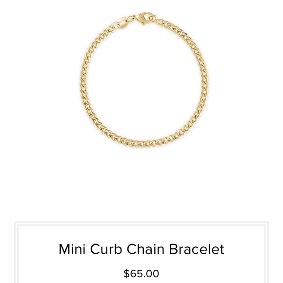 Alexa Leigh Mini Curb Chain Bracelet - Picture 1 of 3